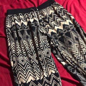 Tribal patterned pants